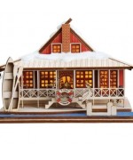NEW! - Ginger Cottages Wooden Ornament - Lake House